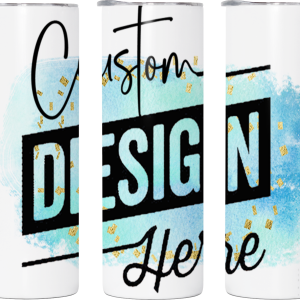 20oz/600ml Skinny Tumbler – Custom Print